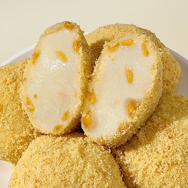 명가삼대떡집 옥수수가 톡톡 터지는 쌀 카스테라 초당옥수수 인절미 개별포장 떡 1kg