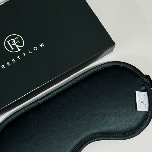 RESTFLOW 오가닉코튼 수면안대 암막 숙면 국내제조 국산 5성급호텔 프리미엄안대