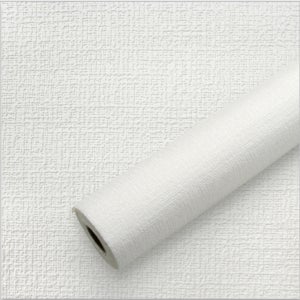 집코리아 스티커처럼 붙이는 단열 실크벽지 폭 70cm 2.5m, 패브릭 화이트(격자무늬)