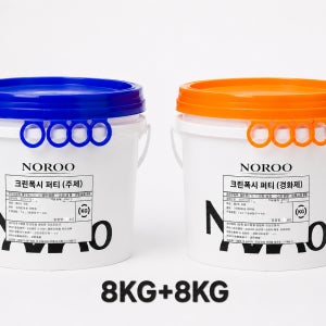 노루페인트 에폭시 크린폭시 퍼티 16kg 회색 주차장 공장 바닥 크랙보수