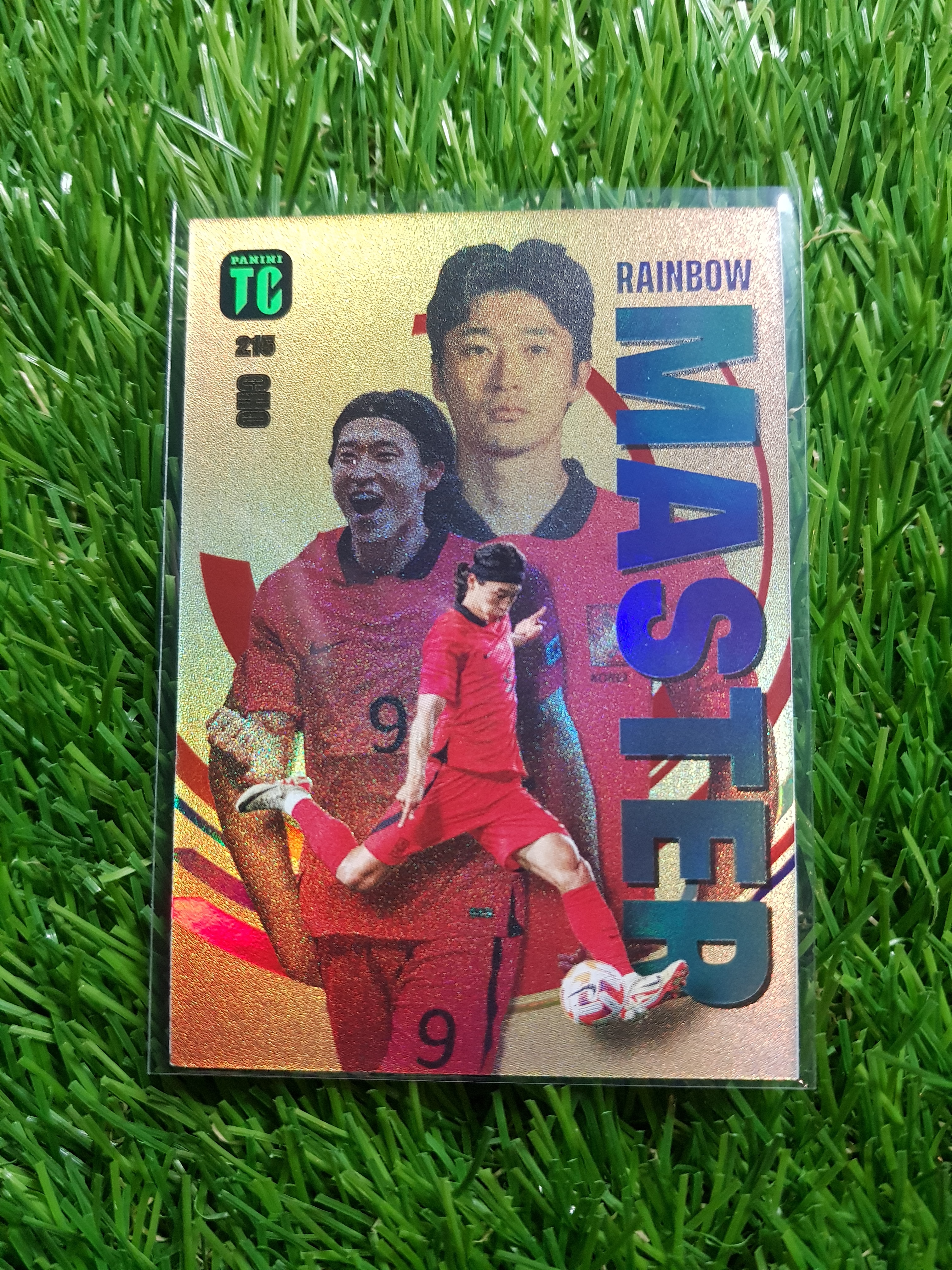 파니니 축구카드 2024 Panini Top Class 조규성(Gue-sung Cho) Rainbow Master 카드(#215)
