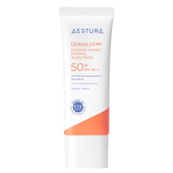 에스트라 더마UV365 장벽수분 무기자차 선크림 20ml