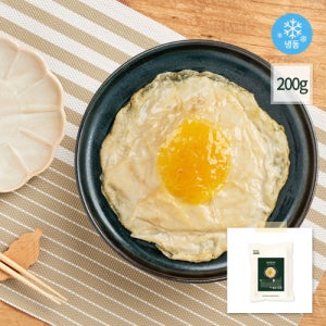 비건 계란 후라이 달걀 콩고기 대체육 채식 식물성 단백질 베지푸드 200g 4개