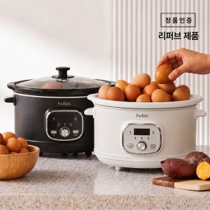 [리퍼]휴빅 구운계란 기계 맥반석 계란 만드는 찜기 타이머 예약기능