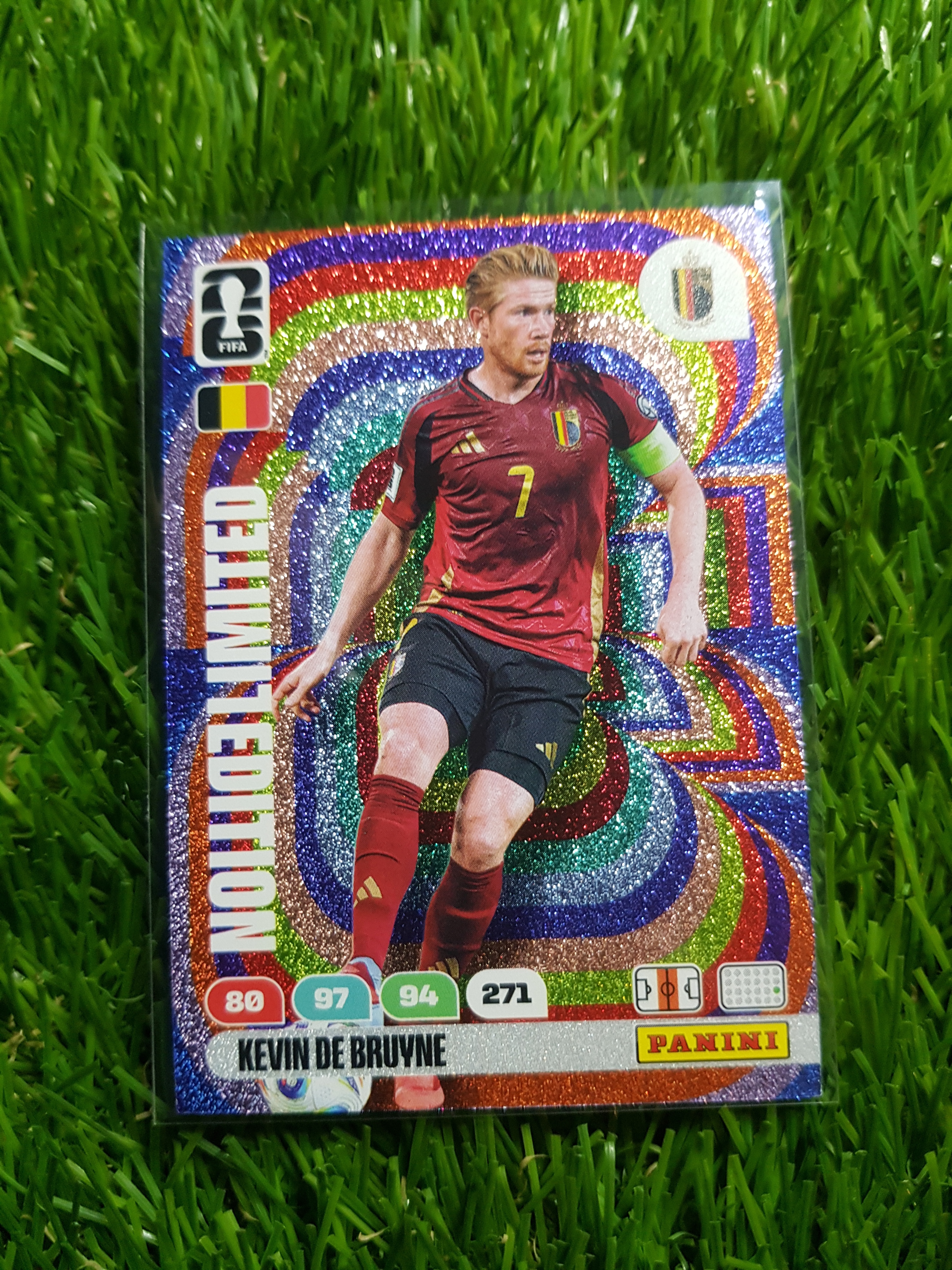 파니니 축구카드 2026 Panini Adrenalyn XL FIFA World Cup 2026 케빈 더 브라위너(Kevin De Bruyne) ’Limited Edition 카드
