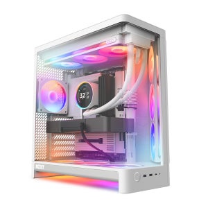 NZXT H6 RGB PLUS 화이트 PC케이스 미들타워케이스