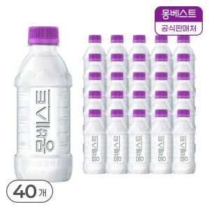 이지하우스 몽베스트 무라벨 생수 330mLx40병 598751