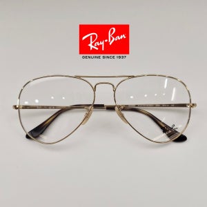 레이밴 rb6489 2500 금테 보잉안경 에비에이터 투브릿지 58사이즈