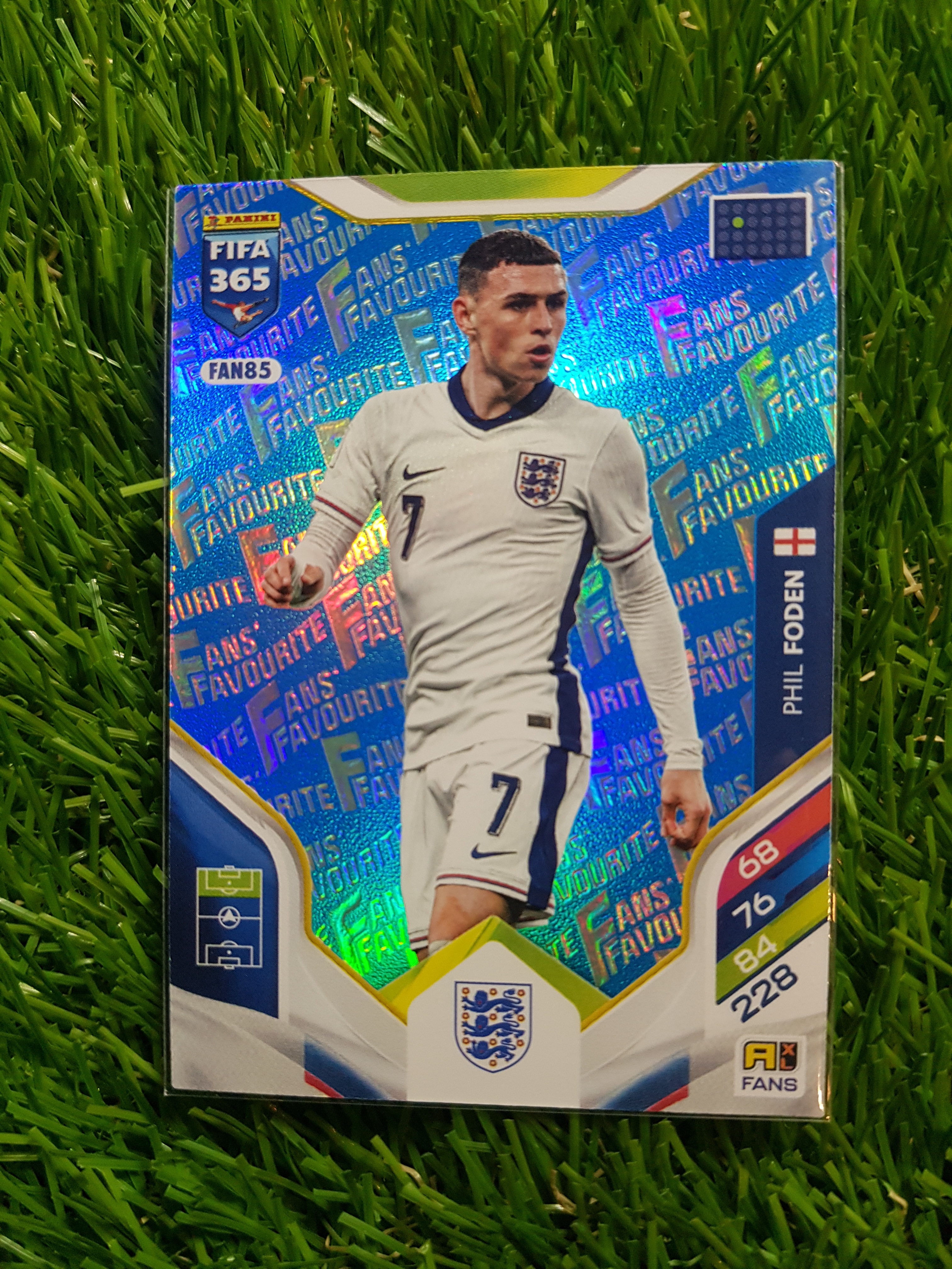 파니니 축구카드 Panini FIFA 365 Adrenalyn XL 필 포든(Phil Foden) ’Fans Favourite’ 카드 (FAN85)
