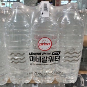 이지하우스 Only price 미네랄 워터 ECO 2L X 6병 무라벨 먹는샘물 친환경 간편한 생수 638121