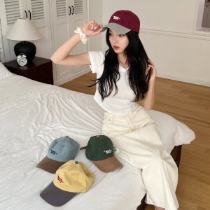 올핏클로젯 컬러이쁨 소프트 투톤 볼캡