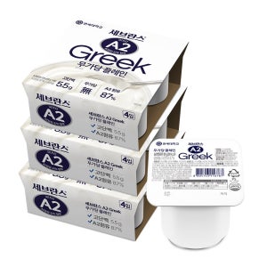 연세유업 세브란스 A2그릭요거트 무가당플레인, 80g, 12개