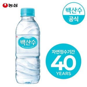 이지하우스 농심 백산수 330ml 60병 생수 665029