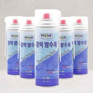 초강력 방수스프레이 외벽 균열 누수 코팅제 YL-008 투명, 420ml, 5개