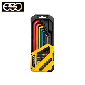 이에스씨 ES-HT099 육각렌치 볼타입 L렌치 드라이버 비트 1.5-10mm(18PCS)