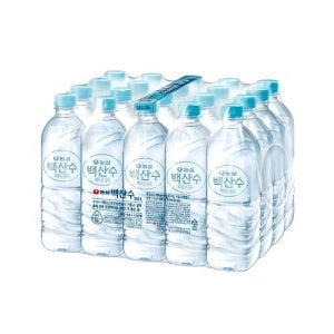 이지하우스 수질적합생수 택배 배달 생수500미리 무라벨 백산수 500ml 40개 682940