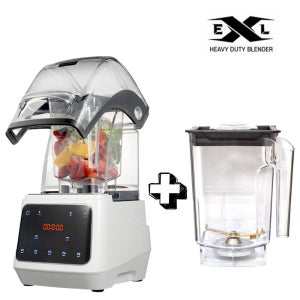 엑슬 베타 파워블렌더 2300W 초강력 카페 업소용 블렌더 1.5L 화이트 (볼 추가세트)