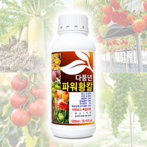 해양심층수 복합비료 식물영양제 파워황칼