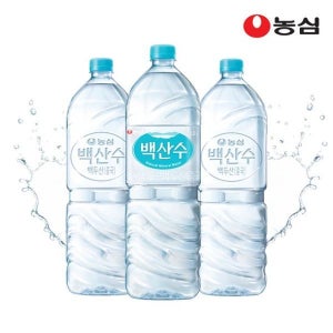 이지하우스 농심 백산수 2L 유라벨 12병 + 무라벨 738883