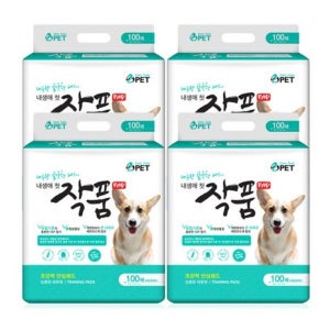 채움하우스 투투펫 작품패드100매x4개세트 / 강아지배변패드 904466