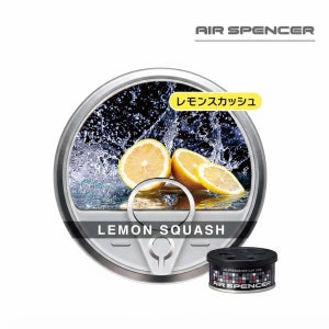 에어스펜서 Air Spencer 고급 차량용 방향제 양면 사용 캔타입 레몬스쿼시(Lemon squash), 16g, 1개