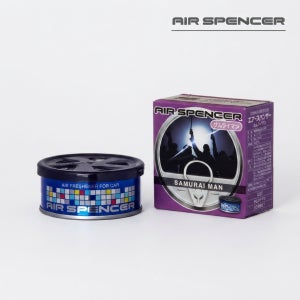 에어스펜서 Air Spencer 고급 차량용 방향제 양면 사용 캔타입 사무라인맨 (SAMURAI MAN), 16g, 1개