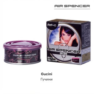 에어스펜서 Air Spencer 고급 차량용 방향제 양면 사용 캔타입 구치니(GUCINI), 16g, 1개
