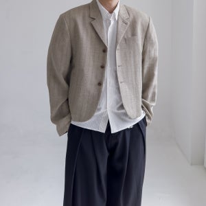 크롭블레이저 린넨블레이저 남자린넨자켓 여름자켓 마이