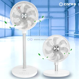 캐로스 가정용 선풍기 스탠드형 BLDC 저소음 공기순환 서큘레이터형 2in1 탁상 겸용 리모컨 무소음