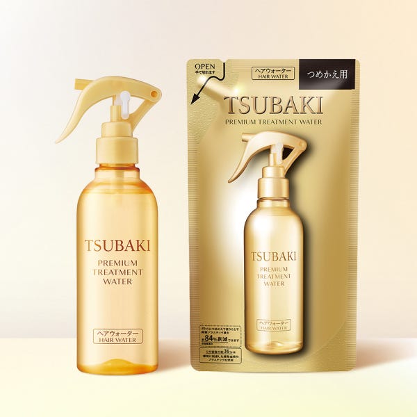 [리필 기획] 츠바키 프리미엄 노워시 트리트먼트 워터 210ml+리필 200ml