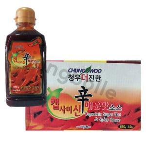 청우 더 진한 캡사이신 매운맛소스 550g 12개 1박스