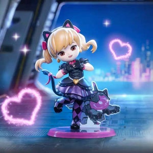검은고양이 디바스킨 오버워치 팝마트피규어 blackcat D.Va