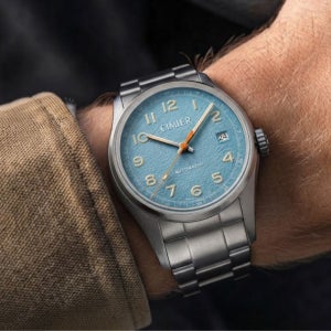 CIMIER 시미에 블루 남자메탈시계 38mm 스위스메이드 클래식패션스타일 정식수입원 청담