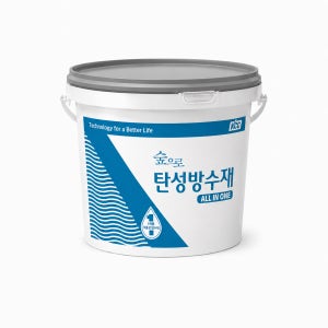 KCC 숲으로 탄성방수재 올인원 수성 회색, 4kg, 1개