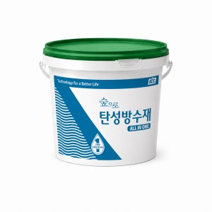 KCC 숲으로 탄성방수재 올인원 수성 녹색, 4kg, 1개