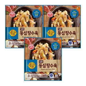 오뚜기 오즈키친 일품등심탕수육 400g, 3개