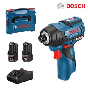 보쉬 10.8V 충전 BL 임팩트 드라이버 GDR10.8V-EC 풀세트 (케이스+본체+충전기1개+2.0Ah 배터리2개)