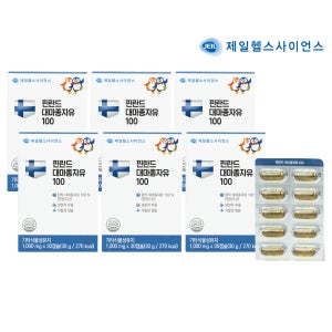 제일제약 헬스 핀란드 유기농 대마종자유 100% 햄프씨드오일 1000mg 30캡슐, 6개