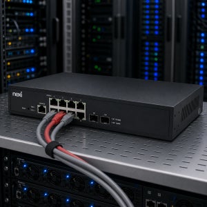 NX SG3010F-L2 8포트 스위칭허브 2SFP 1000Mbps L2관리형 웹 UI 관리기능