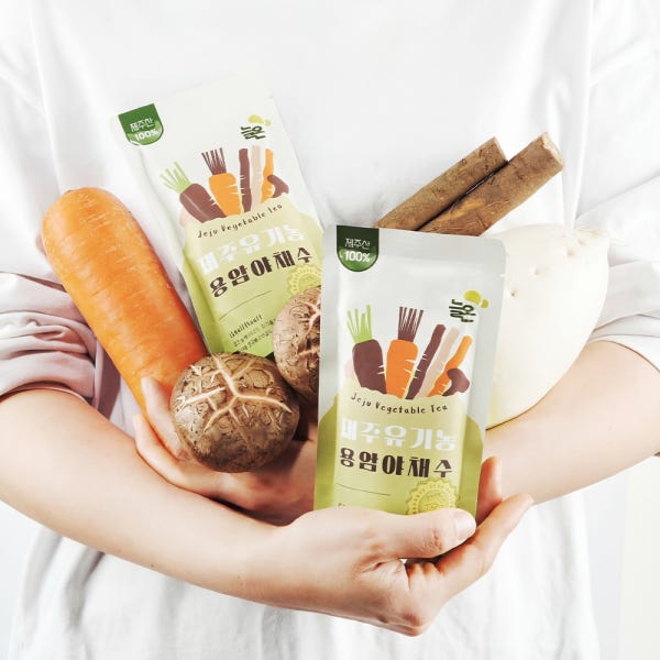 늘온 야채수 100% 제주산 유기농 식단 관리 무염 야채스프 제주 발송