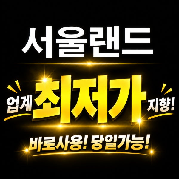 [당일사용가능] 서울랜드 종일 자유이용권 종일권 오후권 야간권 기준 과천