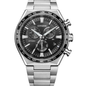 CITIZEN ATTESA 크로노그래프 CB5966-69E 경량 티타늄 손목시계