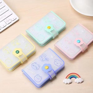 미니 포토앨범 포토카드 바인더 티켓북 굿즈보관 20매 4컬러 7x10.5cm