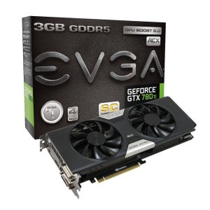 EVGA 지포스 GTX 780 Ti 슈퍼클럭드 그래픽카드 3GB