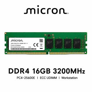 마이크론 워크스테이션 DDR4 16GB 3200 메모리 PC4-25600 ECC UDIMM