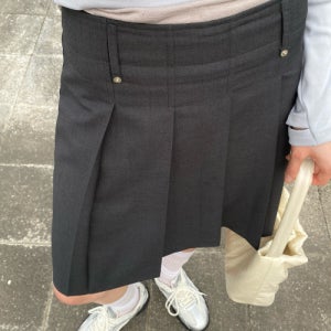 [PORTERNA] CLASSIC MID LENGTH SKIRT-2COLOR