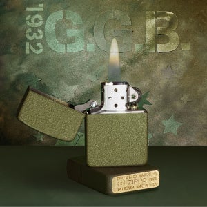[각인서비스]ZIPPO 지포 한정판 47426 파운더스데이(2026) 그린 크랙클