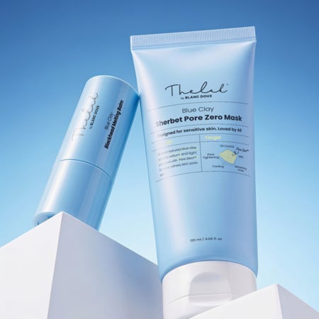 [SET] 더랩바이블랑두 블루클레이 셔벗 모공 제로팩 120ml + 멜팅밤 17g
