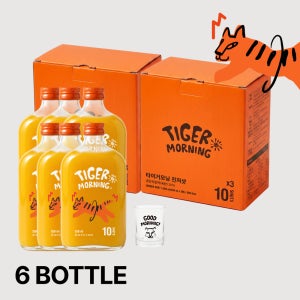 타이거모닝 진저샷 레몬 생강 강황 오리지널 350ml, 6개