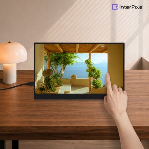[신제품] 인터픽셀 IP1510T 터치 IPS 60Hz C포트 포터블 휴대용 모니터 틸트 앵글 컨트롤